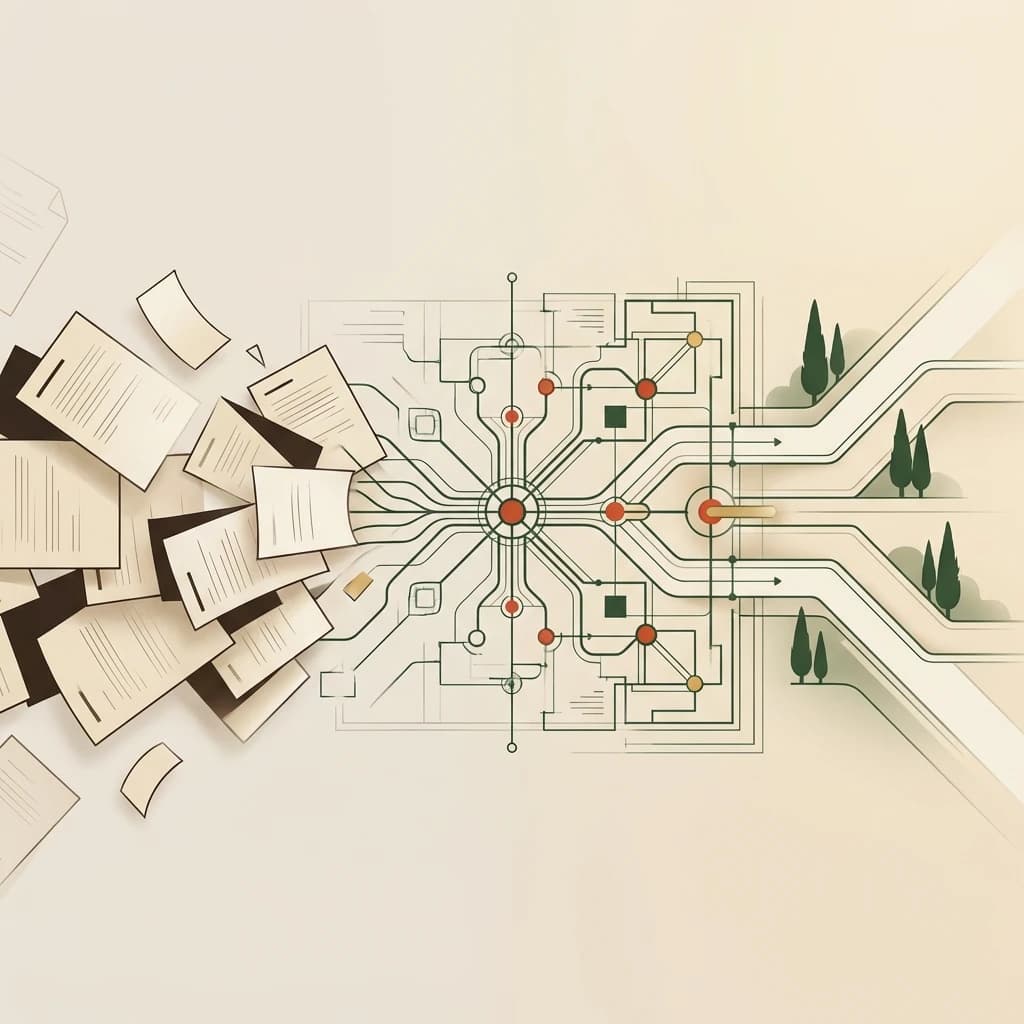 Content brief template with GEO optimization checklist showing citation planning and answer structure mapping