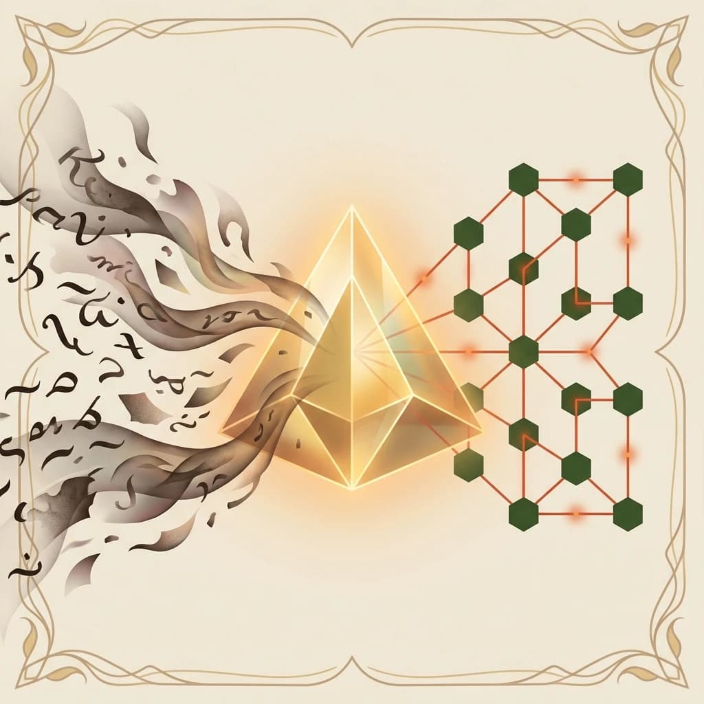 Schema markup transforming unstructured HTML into machine-readable facts