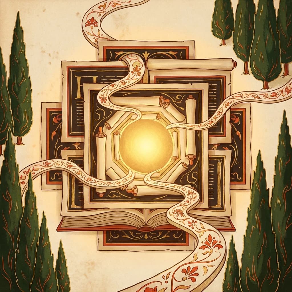 AI-readable writing style visualization showing structured content blocks transforming into AI citations