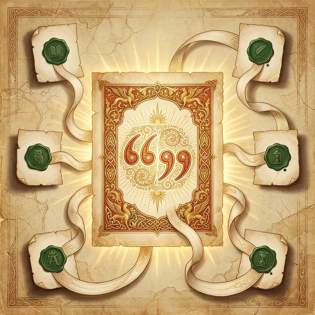 Citable statements visualization showing text transformation from dense paragraphs to structured quotable formats